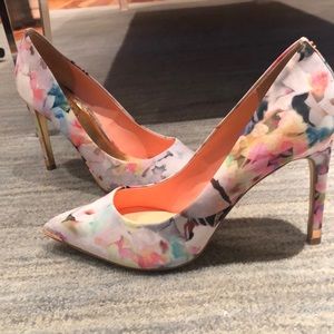 Ted Baker Floral Multi Color Pumps 375 